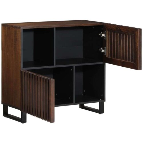 vidaXL Komoda rjava 80x34x75 cm trden mangov les Cene