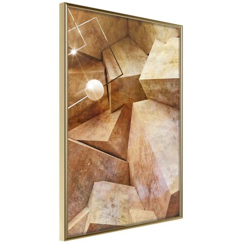  Poster - Cubic Rocks 40x60 Slike