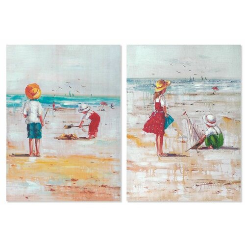  Platno DKD Home Decor Platno 50 x 2,5 x 70 cm Slike