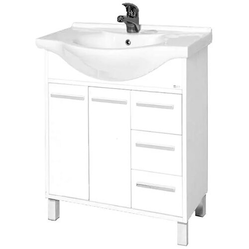 Ceramica lux Ormarić za kupatilo Atina Bianco, Donji deo 75, Standard Slike