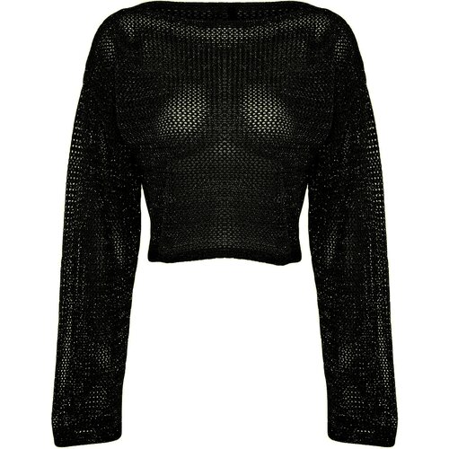Trendyol Black Knitwear Sweater Cene