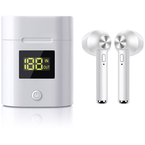 Dardanar 1-delne bluetooth slušalke z digitalnim zaslonom * bele, (21156315) Cene