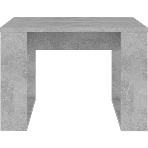  Bočni stolić siva boja betona 50 x 50 x 35 cm od iverice Slike