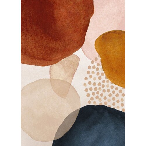 Venture Home poster Circles 70 &amp;times; 100 cm, bež Slike