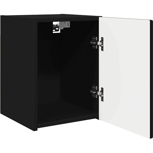  zidni ormar 2 pcs Crna 30 x 31 x 40 cm Konstruirano drvo Slike