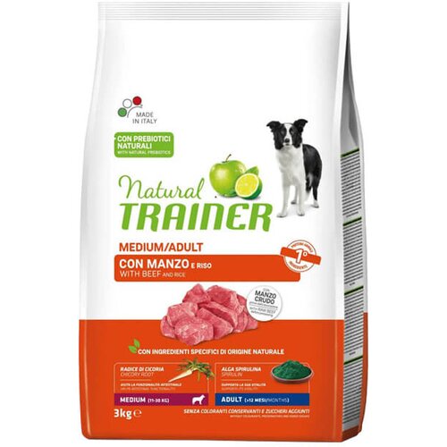 Trainer daily nutrition medium adult with beef - hrana za odrasle pse srednjih rasa - sa govedinom (3kg i 12kg) 3kg Slike