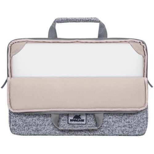 Rivacase 7913 light grey Laptop sleeve 13.3 with handles Slike