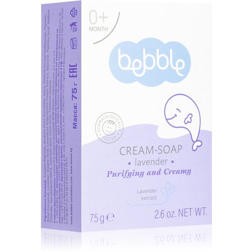 Bebble Cream-Soap Lavender kremasti sapun s lavandom 75 g Slike