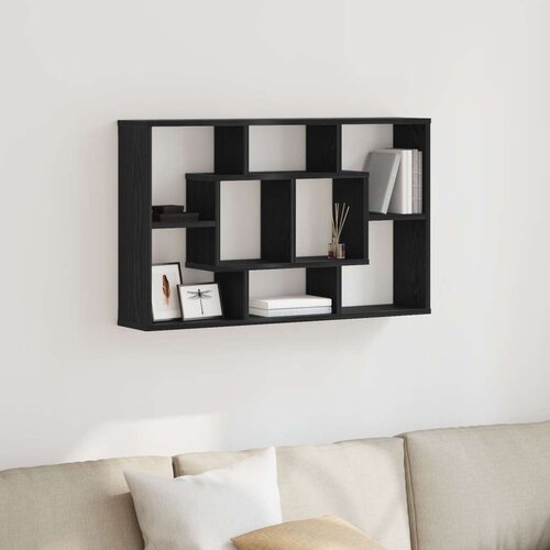  Zidna polica - Crni hrast  85 x 16 x 52.5 cm  Izrađena od konstruiranog drva Cijene