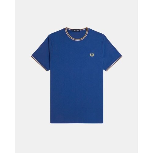 Fred Perry Majice s kratkimi rokavi M1588 Modra Slike