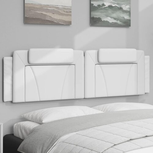 The Living Store Vzglavna stranica bela 180 cm umetno usnje - Vzglavna Stranica, (21659072) Slike