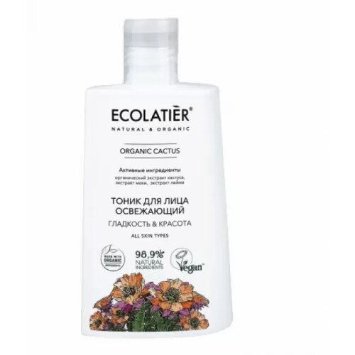 ECOLATIER green face tonik za lice sa vitaminom c i organskim kaktusom 250ml Slike