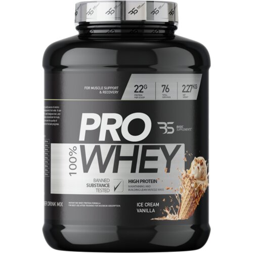 Basic Supplements pro whey protein &amp;ndash; visokokvalitetan izvor proteina - bela čokolada 908g Slike