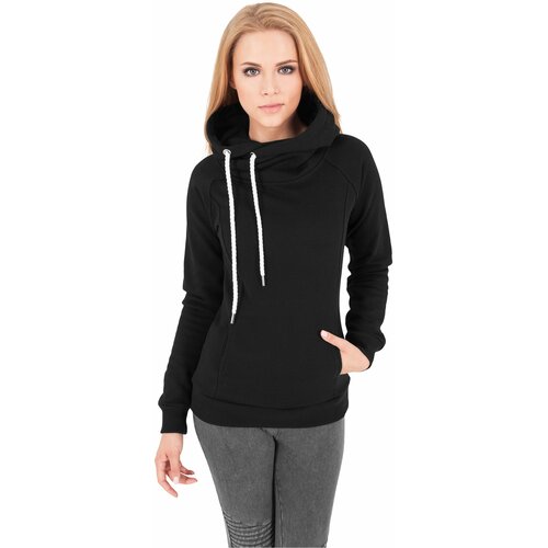 UC Ladies Women's raglan hoodie in black Slike