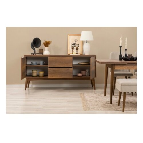 Hanah home Trpezarijski set Vina Bench 04 1005, 6 delova, Krem Slike