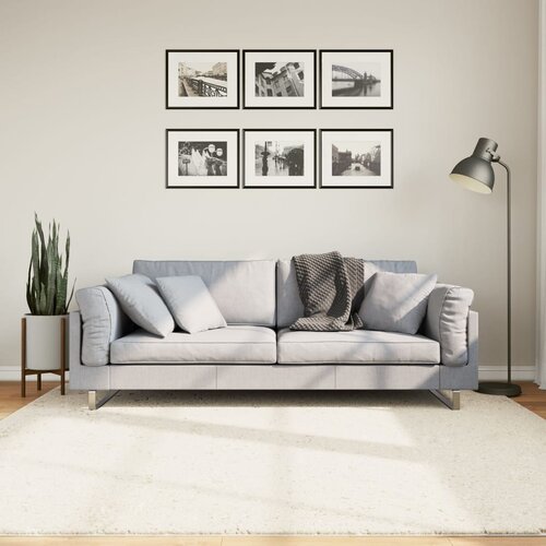 vidaXL Preproga OVIEDO s kratkimi vlakni bež 200x200 cm Cene