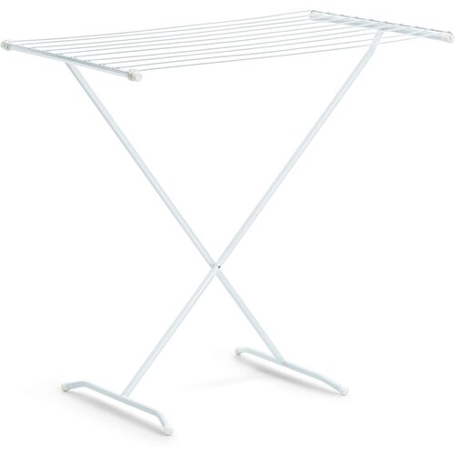 Rayen Stojalo za su&amp;scaron;enje perila jekleno mat bela 90 x 53,5 x 82 cm 003311 Slike