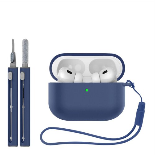 INF Kompatibilno ohi&scaron;je iz silikona (3-delni komplet) za Apple AirPods Pro 3 DarkBlue, (5000074295) Cene