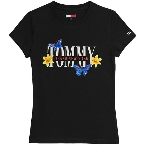 Tommy Jeans Majice &amp;amp; Polo majice DW0DW21340 Črna Slike