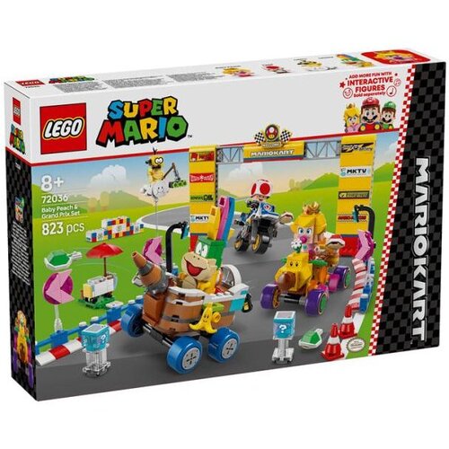 Lego Super Mario™ - Mario Kart™ – Komplet Baby Peach i Grand Prix (72036) Cene