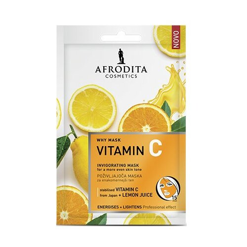 Afrodita Cosmetics Why mask Vitamin C 2x6ml Cene