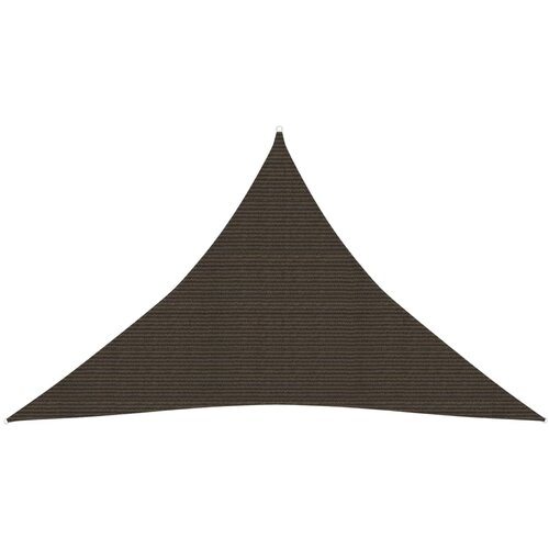 vidaXL Senčno jadro 160 g/m² rjavo 3,5x3,5x4,9 m HDPE, (20609384) Cene