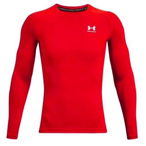 Under Armour Men's T-shirt HG Armour Comp LS-RED M Cene