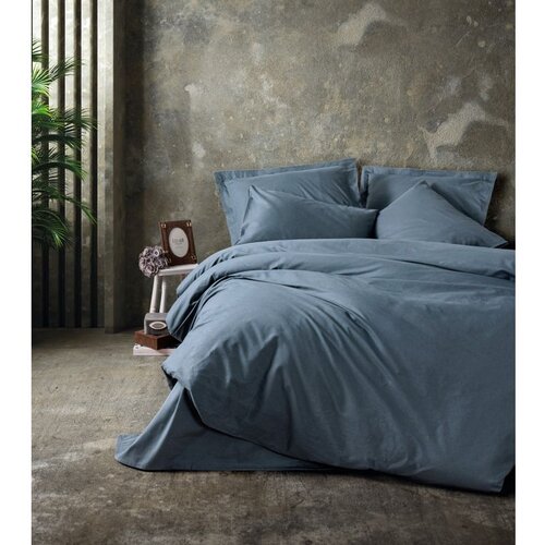  plain - anthracite anthracite ranforce super king quilt cover set (eu) (it) Cene