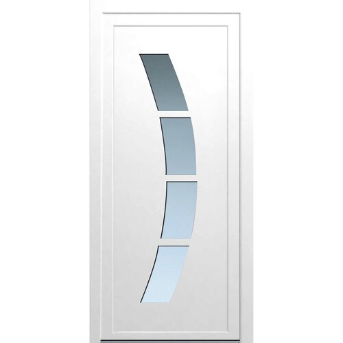 Solid elements zunanja vhodna vrata solid elements kranj KF740 (70 x 1100 x 2100 mm, bela, leva, pvc) Cene