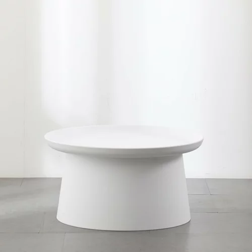 SUNFUN okrugli vrtni stolić avery (ø x v: 70 x 36 cm, bijela boja)