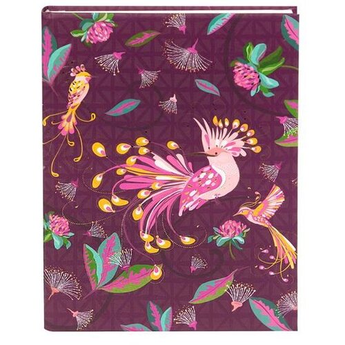 Goldbuch bilježnica bez linija sa tvrdim koricama A5 Tropical Birds Plum Cijene