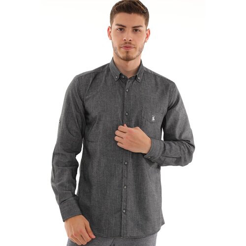 Dewberry G723 MEN'S SHIRT-BLACK Cene