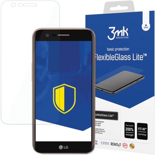 3mk LG K10 2017 - FLEXIBLEGLASS LITE, (22001767) Slike