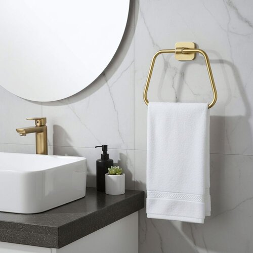 REA Bath Kupaonska vije&amp;scaron;alica 5910 Nico Brush Gold Slike