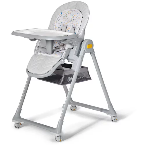 Kinderkraft stolček za hranjenje lastree™ grey