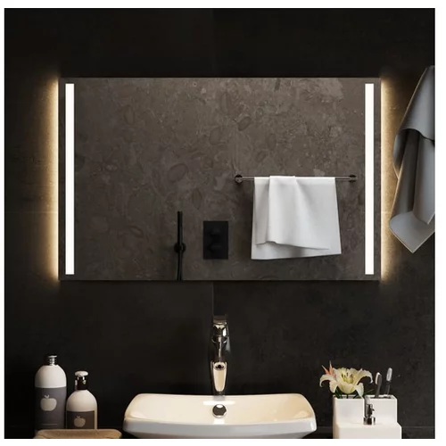 LED kopalniško ogledalo 80x50 cm
