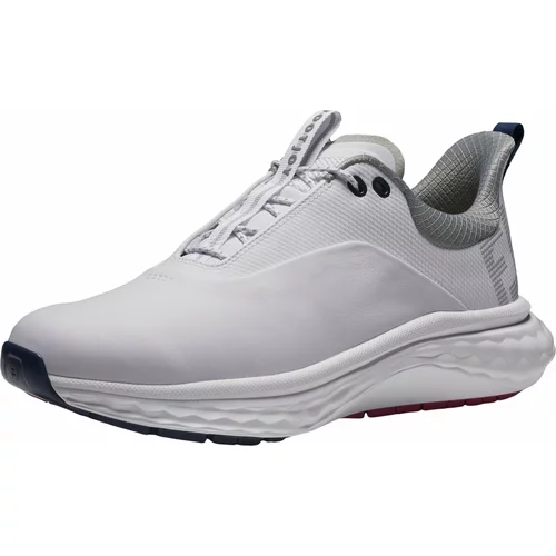 Footjoy Quantum Mens Golf Shoes White/Blue/Pink 43