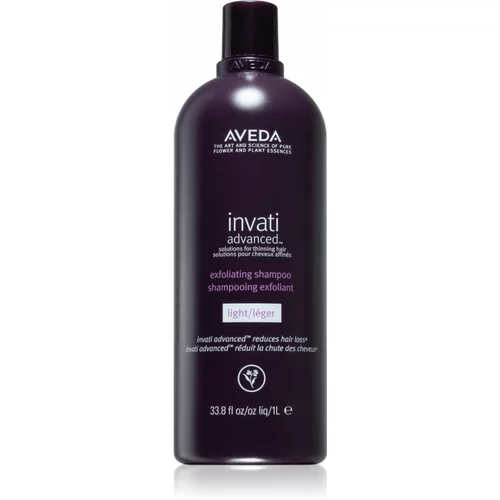 Aveda Invati Advanced™ Exfoliating Light Shampoo nežni čistilni šampon s piling učinkom 1000 ml
