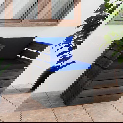 vidaXL Vrtna fotelja od borovine s jastucima Cene