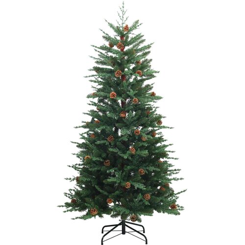  Umjetno božićno drvce s kuglicom 120 cm 150 LED lampica Slike