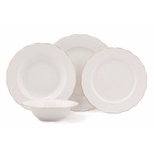 Kütahya Porselen 24-delni porcelanast jedilni servis Kutahya Simplicity Cene