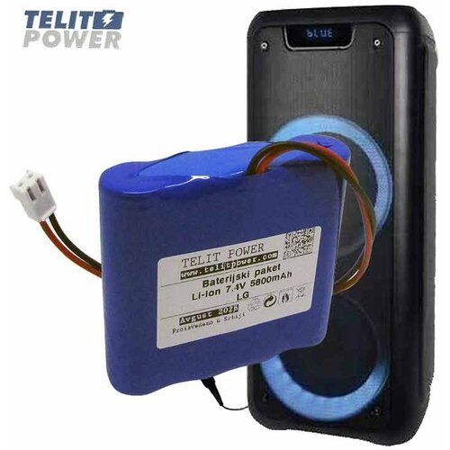 Telit Power XPLORE XP8815 Li-Ion baterijski paket 7.4V 5800mAh &amp;ndash; za Bluetooth zvučnik Slike