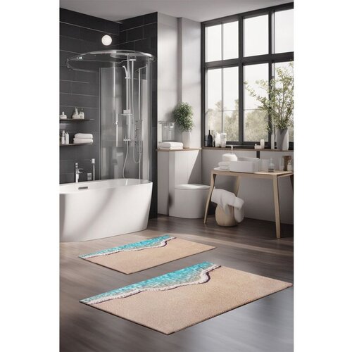  CT-5206 multicolor bathmat set (2 pieces) Cene