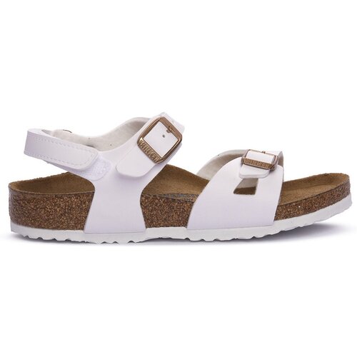 Birkenstock Sandali & Odprti čevlji RIO HL KIDS WHITE CALZ S Bela Cene