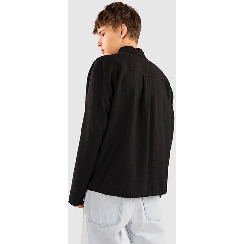 Anerkjendt Akotto Cot-Linen-Vis Overshirt Jakna caviar Slike
