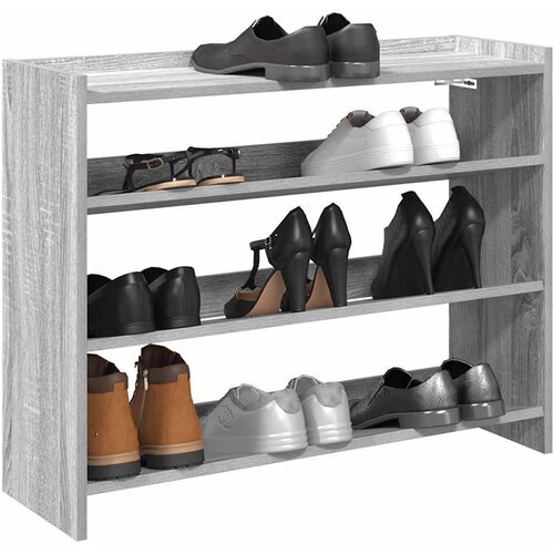 VidaXL Stalak za cipele boja hrasta 80x25x62 cm konstruirano drvo Slike