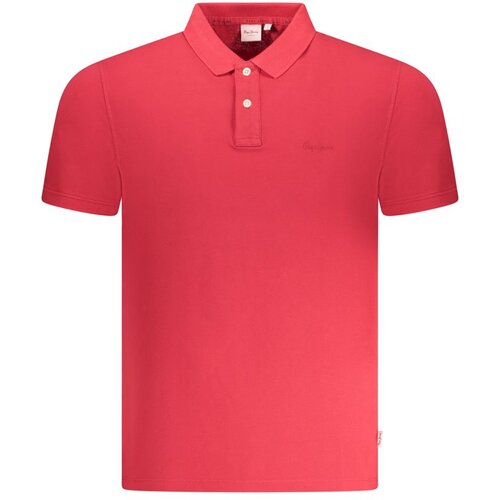 PepeJeans Mu&amp;scaron;ka Polo Majica Kratkih Rukava Crvena Slike