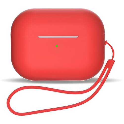 Silicone futrola za AirPods 1 / Airpods 2 + &scaron;narka na zape&scaron;ću - Crvena KP27770 Cene