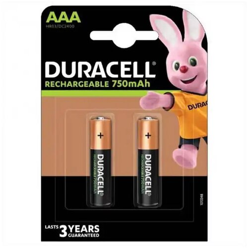 Duracell Punjiva baterija AAA 750mAh (pak 2 kom) Slike
