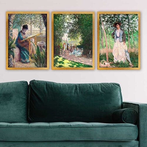 Wallity Set uramljenih slika 3AC_UN547270, 3 Dela Cene